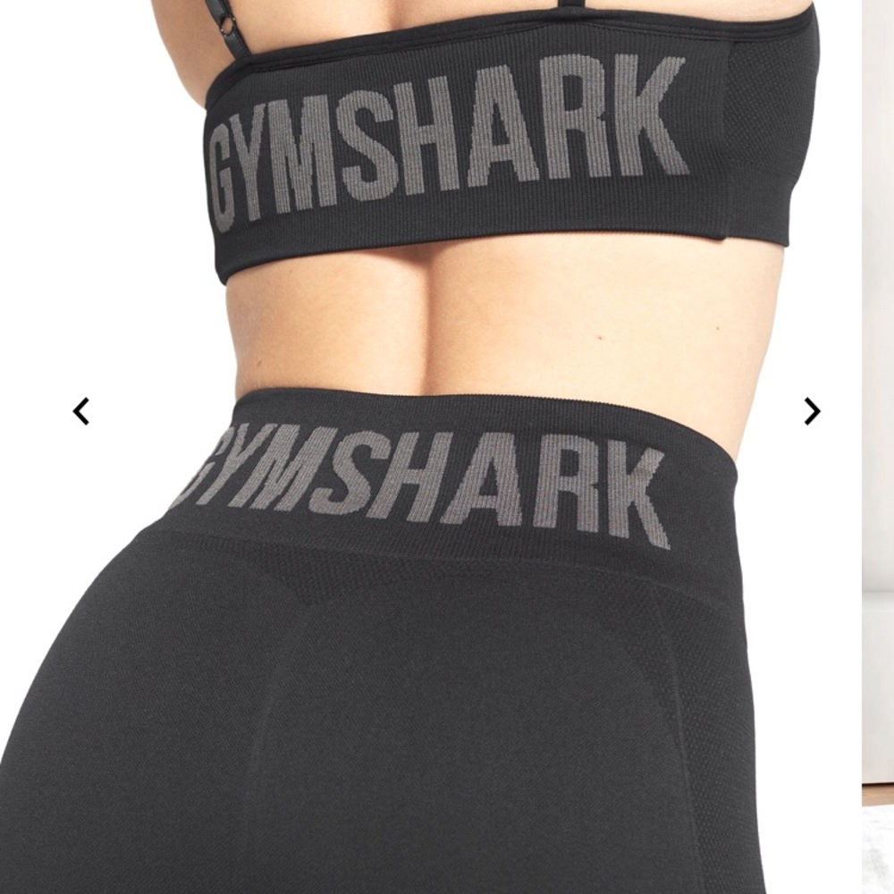 NEW! Gymshark Flex High Waisted Black/Gray Legging - Picture 6 of 6